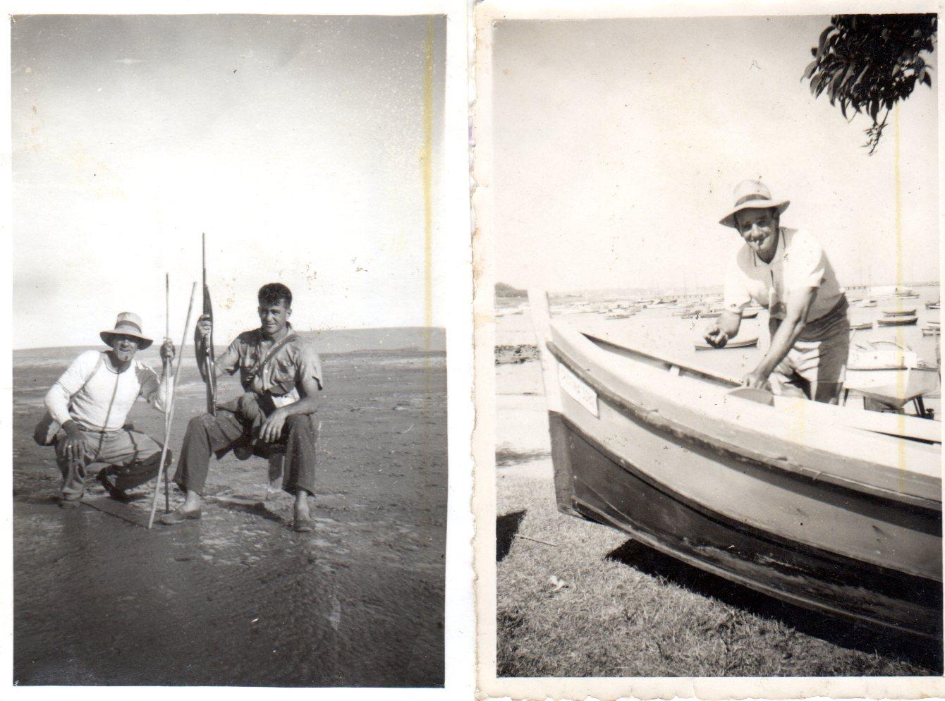 6) Mi abuelo Tito Rivas y mi tio Luis el marino
